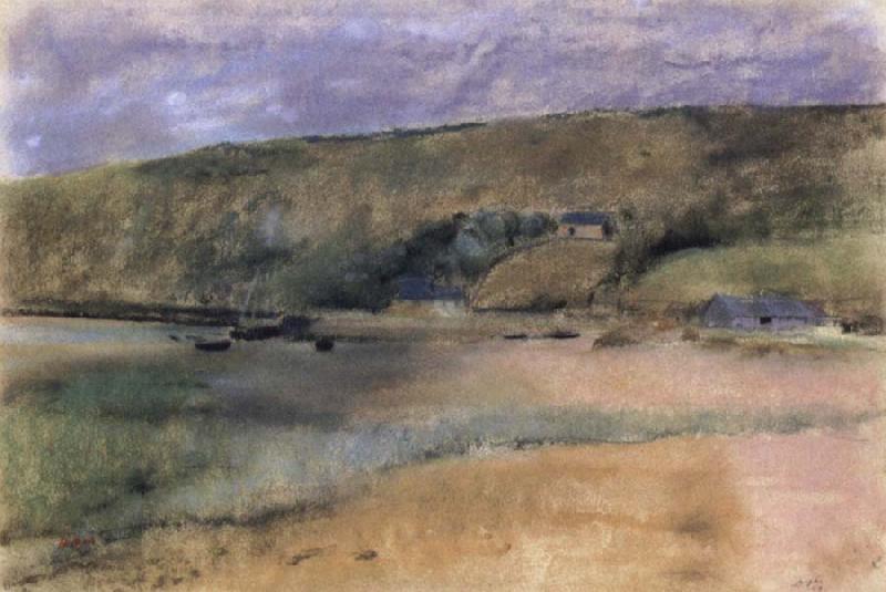 Edgar Degas Cliffs at the Edge of the Sea oil painting picture